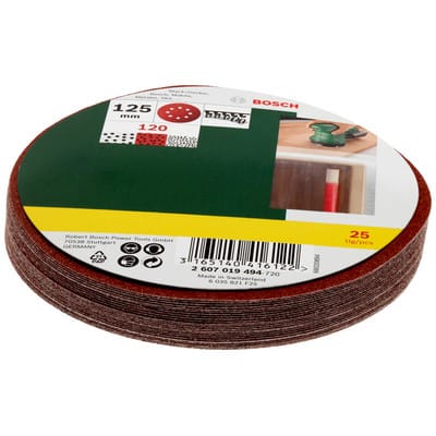 Schleifblatt-Set Exzenter, Ø 125mm, K120