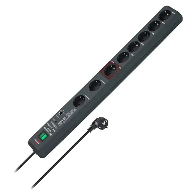 Secure-Tec Steckdosenleiste 8-fach