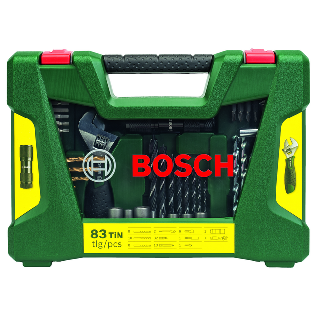 V-Line TiN-Bohrer- und Bit-Set, 83-teilig, Bohrer- & Bit-Satz
