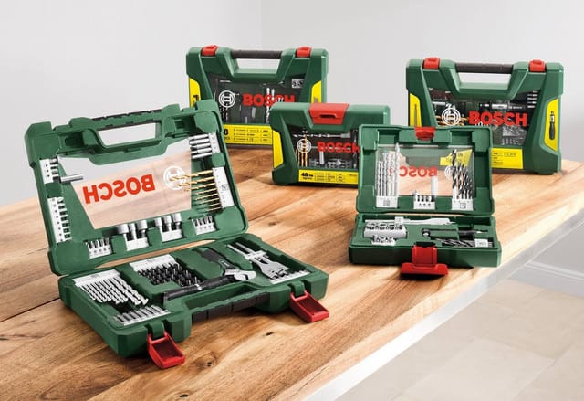 V-Line TiN-Bohrer- und Bit-Set, 91-teilig , Bohrer- & Bit-Satz