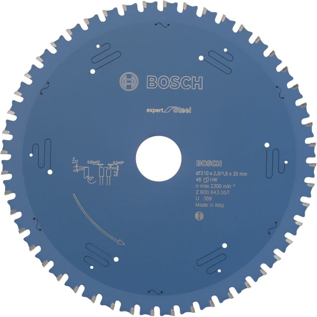 EXPERT Steel Kreissägeblatt, Ø 210mm, 48Z