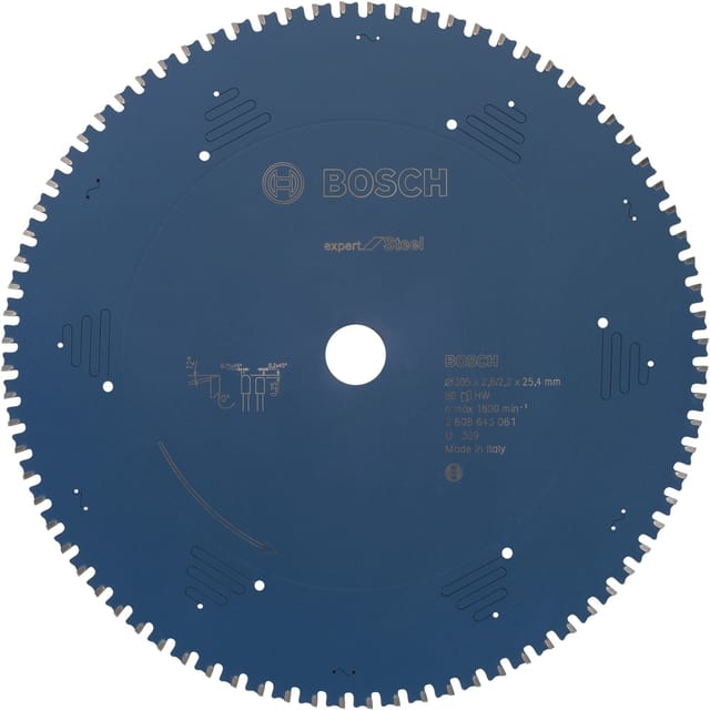 EXPERT Steel Kreissägeblatt, Ø 305mm, 80Z
