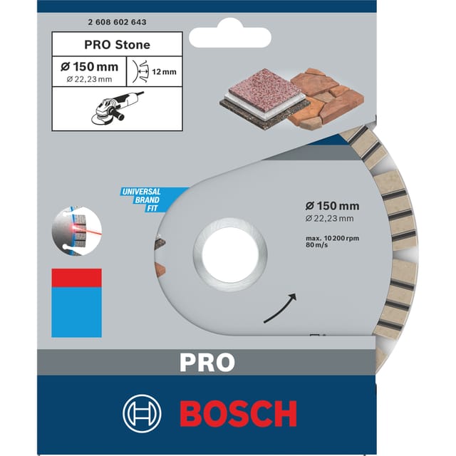 PRO Stone Diamanttrennscheibe, Ø 150mm