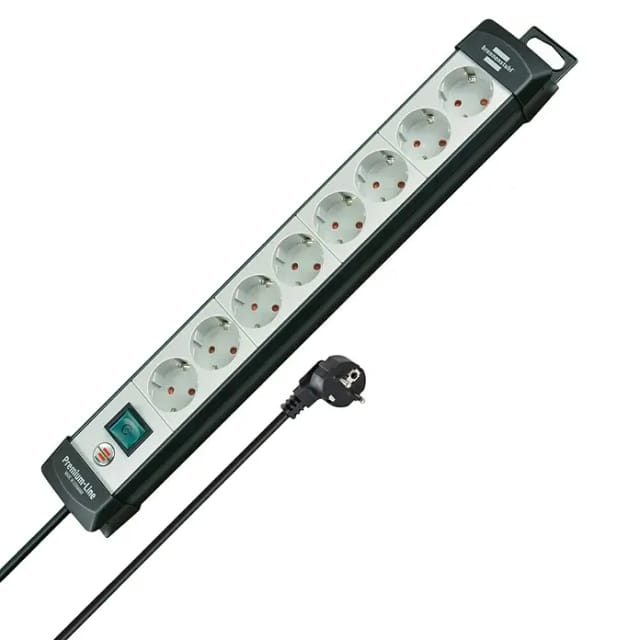 Premium-Line Steckdosenleiste 8-fach