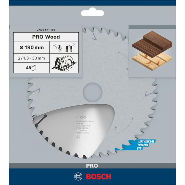 PRO Wood Kreissägeblatt, Ø 190mm, 48Z
