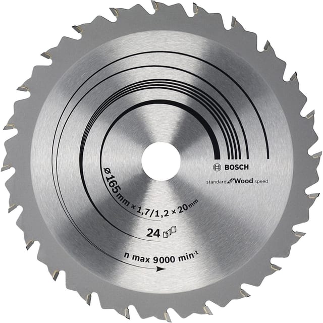 PRO Wood Kreissägeblatt, Ø 165mm, 24Z