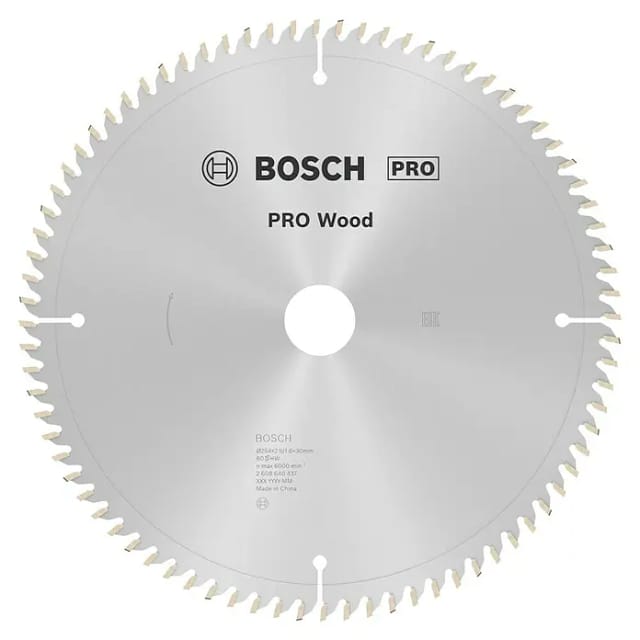 PRO Wood Kreissägeblatt, Ø 254mm, 80Z