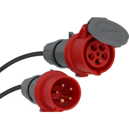 Professional CEE Starkstrom-Verlängerungskabel, 400V-Drehstromstecker