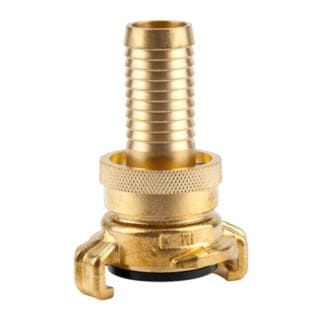 Messing Druckkupplung, für 19mm (3/4“)-Schläuche, Schlauchstück