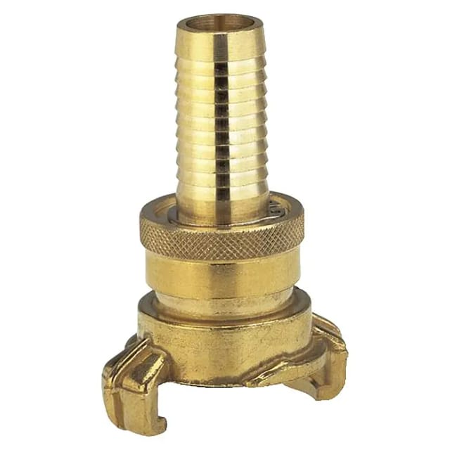 Messing Druckkupplung, für 32mm (1.1/4“)-Schläuche, Schlauchstück