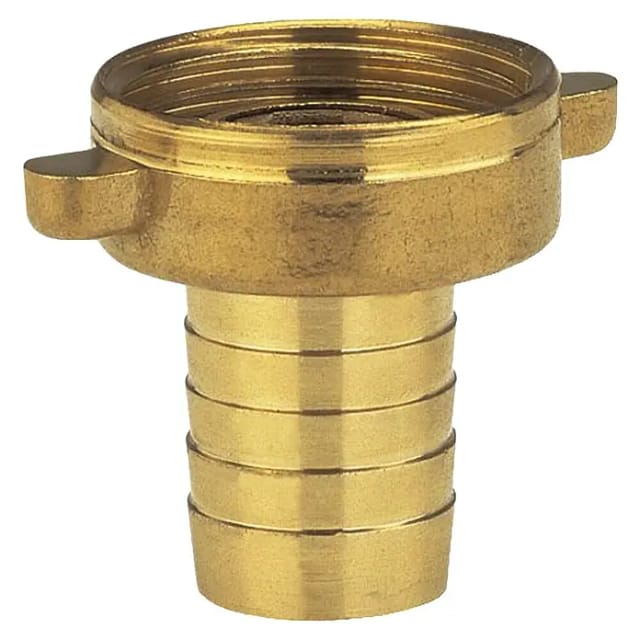 Messing-Schlauchverschraubung 26,5mm (G 3/4"), Schlauchstück