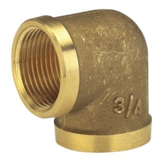 Messing-Winkel mit IG 33,3mm (G 1), Verbindung
