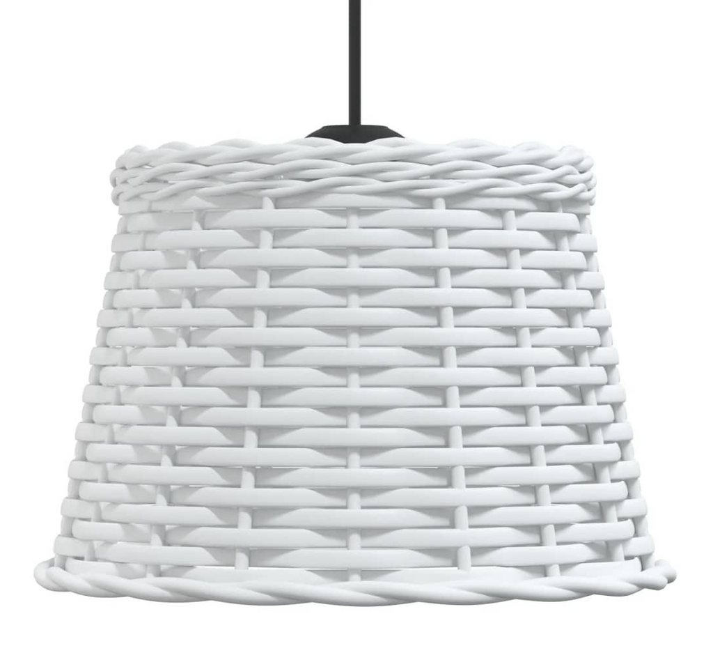 Vidaxl Ceiling Lamp Shade White Ø25x17 Cm Wicker Bild 5