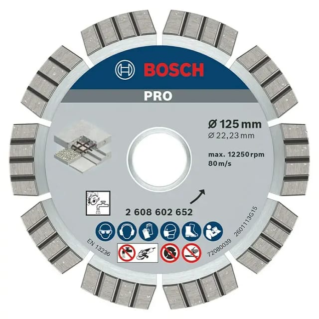 PRO Concrete Diamanttrennscheibe, Ø 125mm
