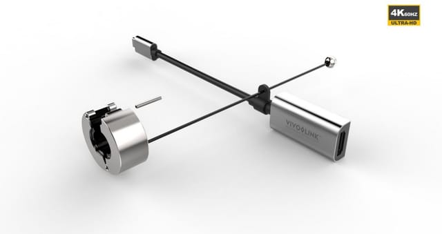 Vivolink Proadring4s Usb Typ-c Hdmi-kabeladapter Schwarz