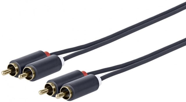 Vivolink – 2 x Rca – 2 x Rca M/m 15 m High Souple Jacket, Prorcarca15 (high Souple Jacket. 24 awg Heavy Duty, Double-shileding, Gold Plated Connector) (prorcarca15)