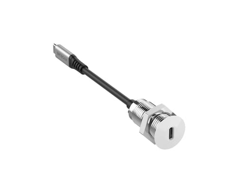Vivolink Prousbcmf0.3socket-w Usb-c 3.2 Gen 2 Kabel 0,3 M Weiß