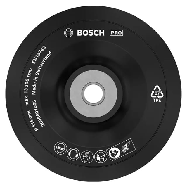PRO Backing Pad, Stützteller für Fiberschleifscheiben 115mm, M14, Schleifteller