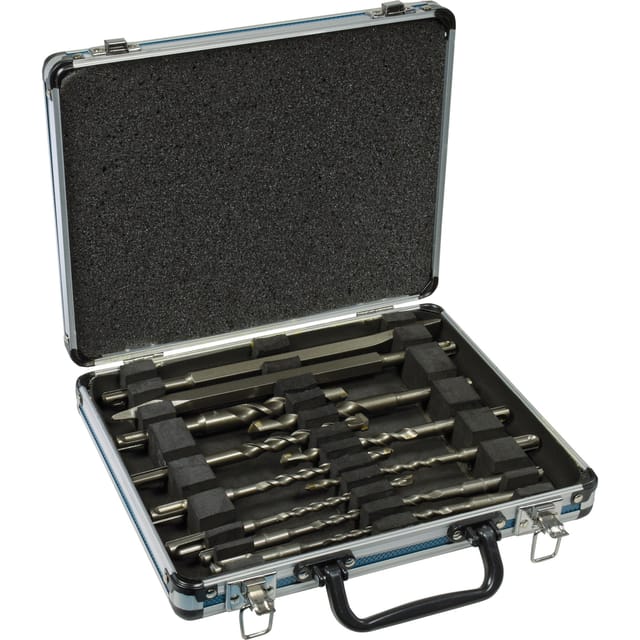 Bohrer-Meißelset D-42400, SDS-plus, 13-teilig, Meißel- & Bohrer-Satz