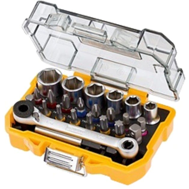 Schrauber Bit- und Ratschen-Set DT71516, 24-teilig, Werkzeug-Set