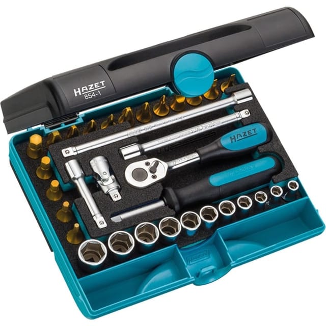 Steckschlüssel-Satz 854-1, 1/4", 30-teilig, Werkzeug-Set