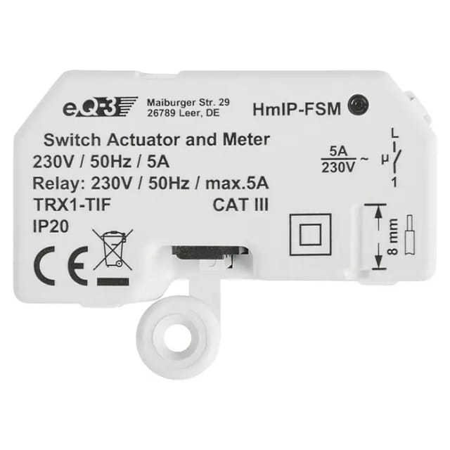 Schalt-Mess-Aktor für Unterputz (HmIP-FSM), Relais