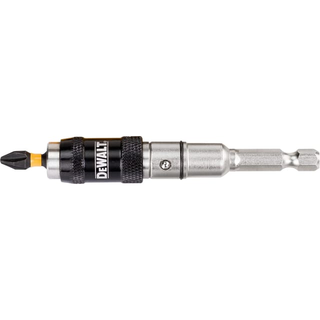 Bithalter DT7505, schwenkbar, schlagfest, 1/4", Bit-Satz