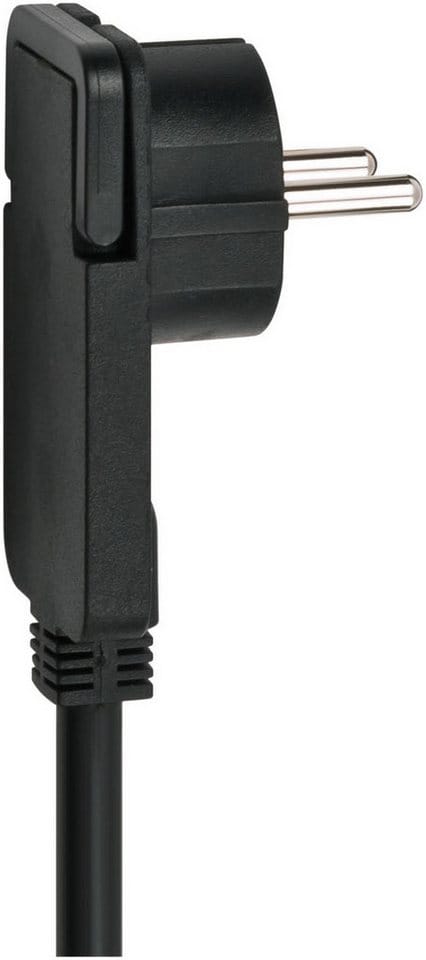 Verlängerungskabel, 1x Winkel-Flachstecker