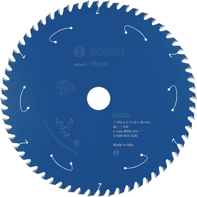 EXPERT Wood Kreissägeblatt, Ø 254mm, 60Z