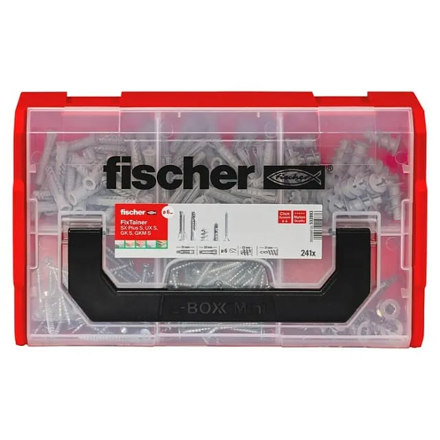 FixTainer - Hält-Alles-Box, Dübel