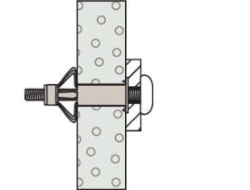 Hohlraum-Metalldübel HM 6x52 S B