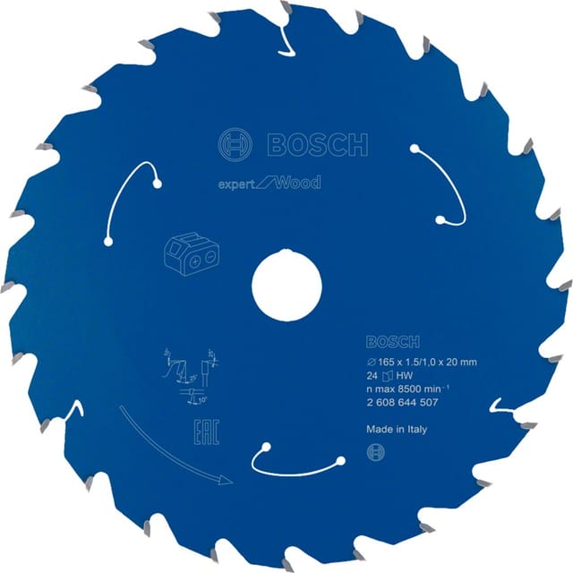 EXPERT Wood Kreissägeblatt, Ø 165mm, 24Z