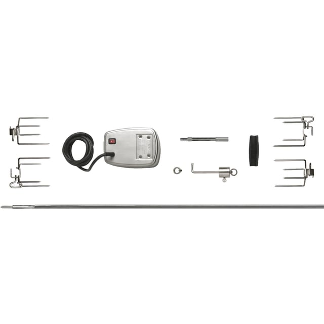 Commercial Drehspieß-Set für extra große Grills, Grillspieß