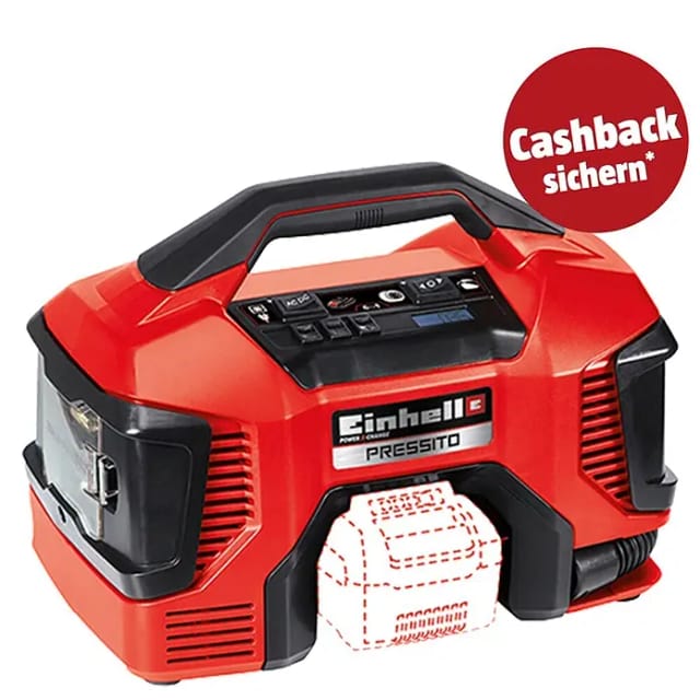 Power X-Change Hybrid-Kompressor PRESSITO, 18Volt / 220Volt