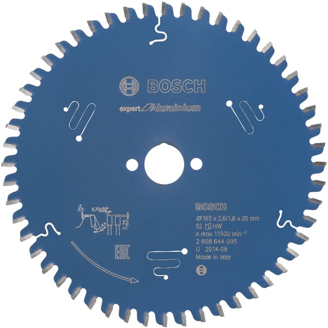 Kreissägeblatt Expert for Aluminium, Ø 165mm, 52Z