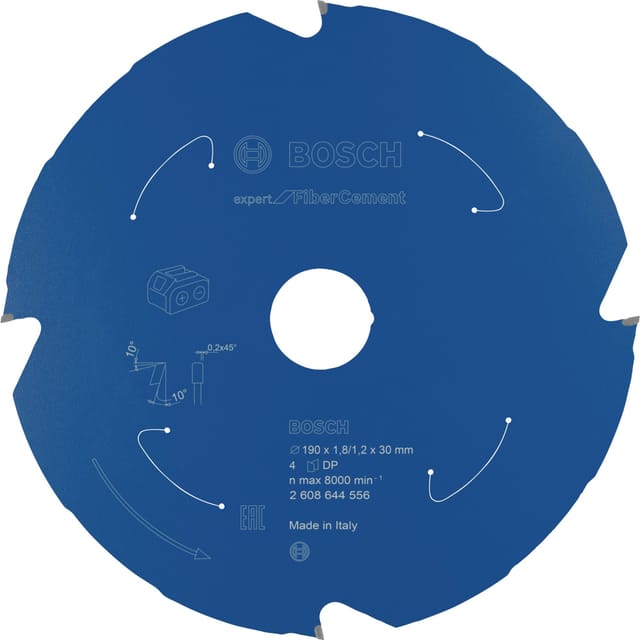 EXPERT Fibre Cement Kreissägeblatt, Ø 190mm, 4Z