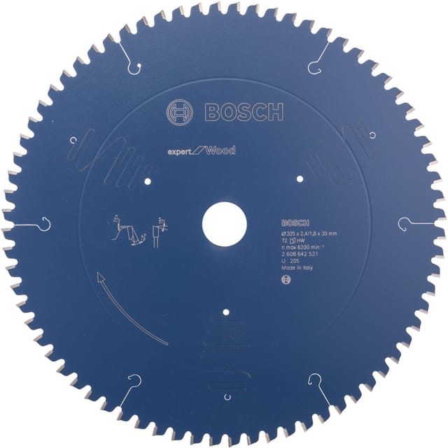 EXPERT Wood Kreissägeblatt, Ø 305mm, 72Z