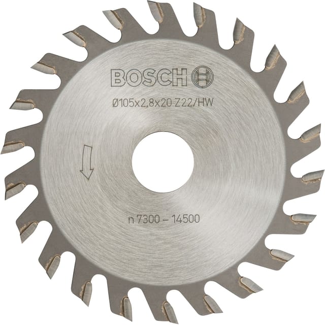 Schlitzfräser Ø 105mm x 20mm, 22Z