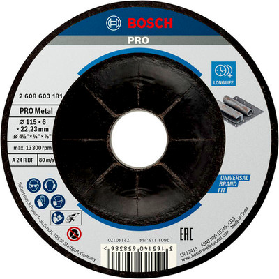 PRO Metal Schleifscheibe, Ø 115mm