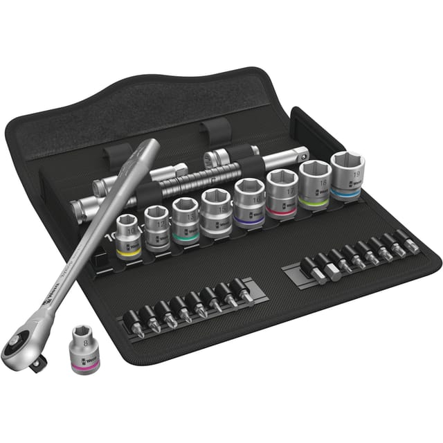 Zyklop Metal-Knarrensatz 8100 SB 7, 3/8", 29-teilig, Werkzeug-Set