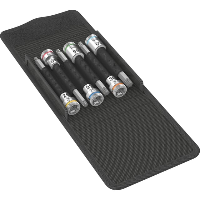 Zyklop Bitnuss-Satz 8767 B Sechsrund HF 1, 3/8", 6-teilig, Steckschlüssel