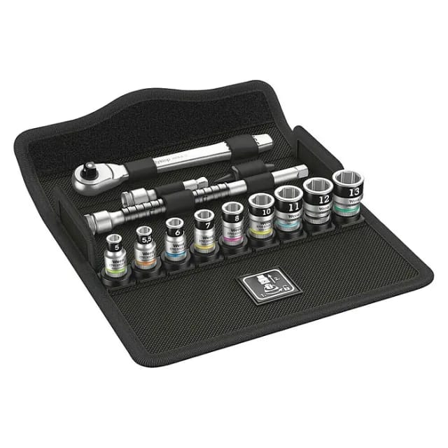 Zyklop Metal-Knarrensatz 8100 SA 12HF, 1/4", Werkzeug-Set