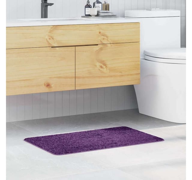 Badematte Rechteckig Lila 50x80 Cm Polypropylen Rutschfest Vidaxl995788
