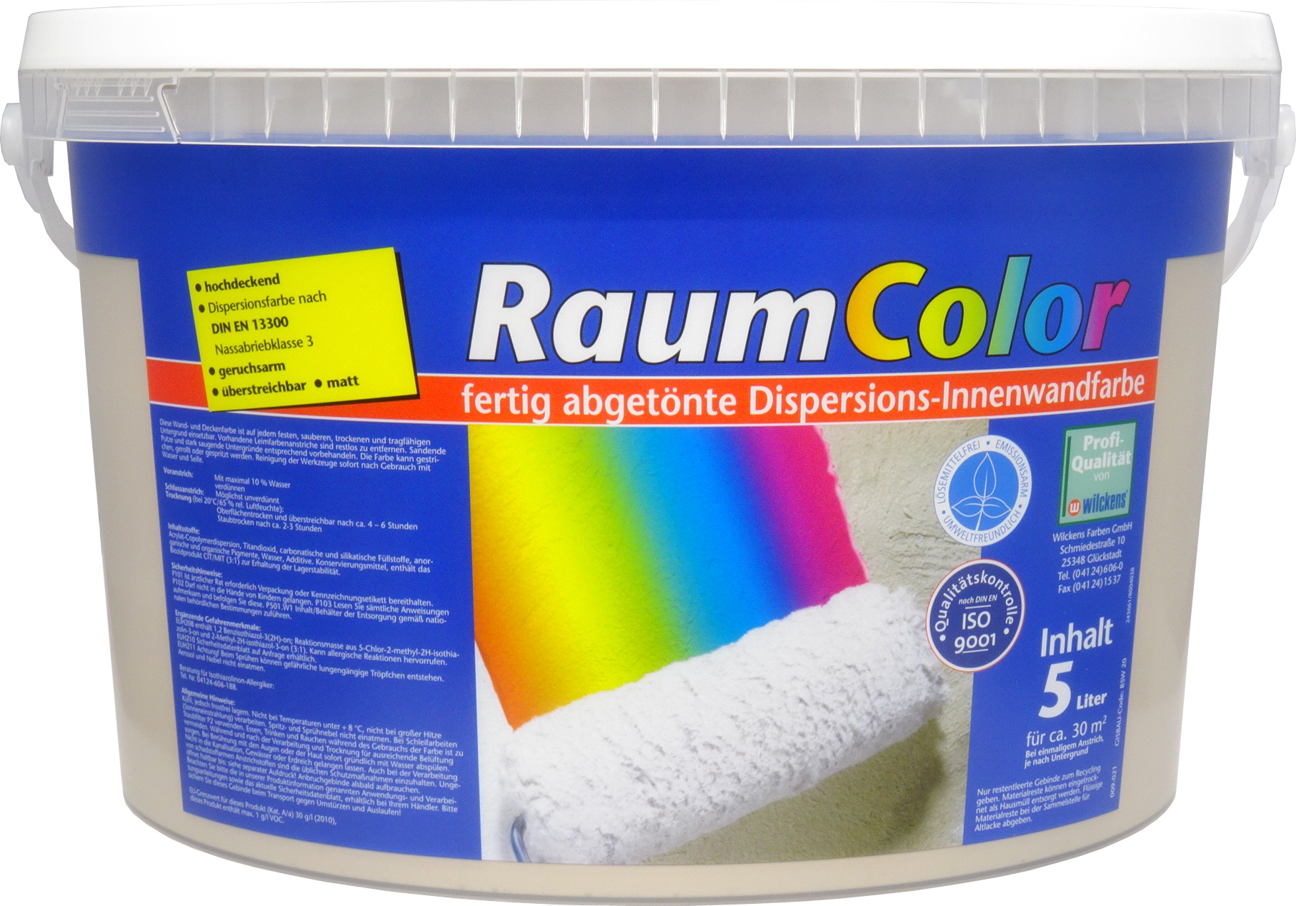 Wilckens Raumcolor Matt 5 Liter Latte Macchiato 13601715090