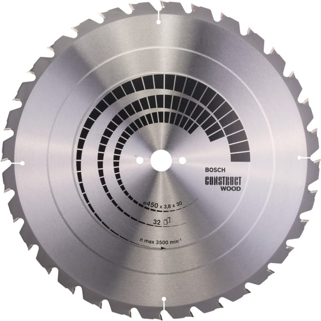 PRO Construct Wood Kreissägeblatt, Ø 450mm, 32Z