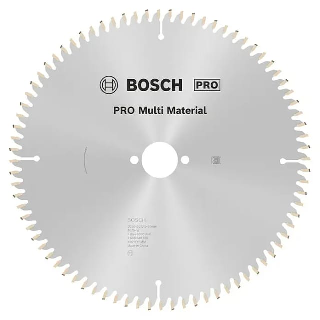PRO Multi Material Kreissägeblatt, Ø 250mm, 80Z