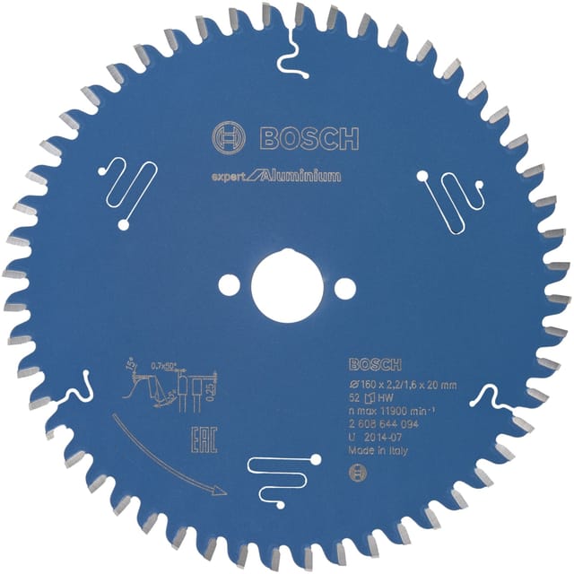 Kreissägeblatt Expert for Aluminium, Ø 160mm, 52Z