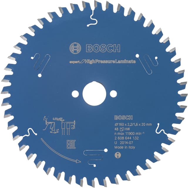 EXPERT High Pressure Laminate Kreissägeblatt, Ø 160mm, 48Z