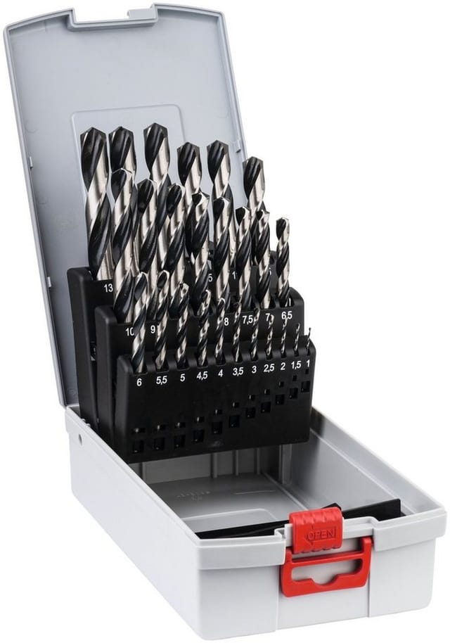 ProBox HSS-Spiralbohrer-Satz PointTeQ, 135°, 25-teilig