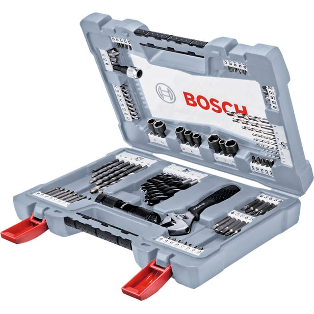 Premium X-Line Bohrer- /Schrauber-Set, 91-teilig, Bohrer- & Bit-Satz